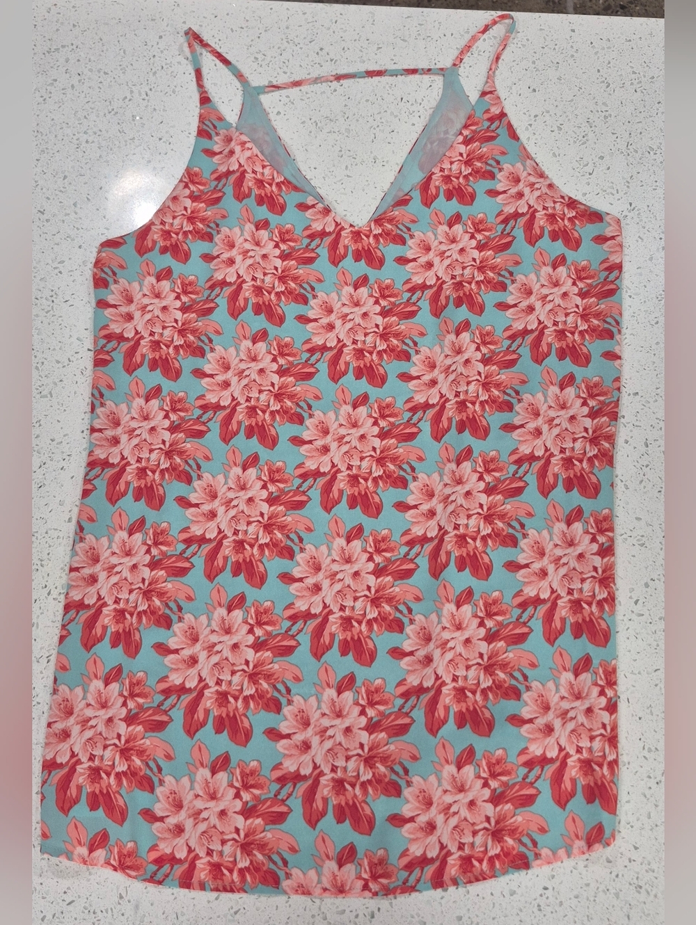 LOFT Bright Floral Tank Top